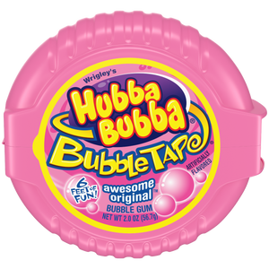 All City Candy Hubba Bubba Original Bubble Tape Bubble Gum - 6 Foot Roll 1 Roll Gum/Bubble Gum Wrigley For fresh candy and great service, visit www.allcitycandy.com