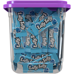 All City Candy Laffy Taffy Blue Raspberry .3-oz. Mini Bar - Tub of 145 Candy Bars Ferrara Candy Company For fresh candy and great service, visit www.allcitycandy.com