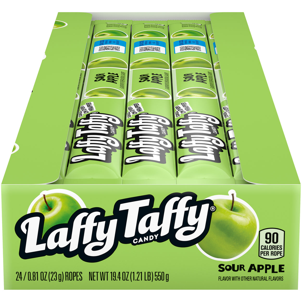 All City Candy Laffy Taffy Sour Apple Rope .81-oz. - 1 Piece Taffy Ferrara Candy Company For fresh candy and great service, visit www.allcitycandy.com
