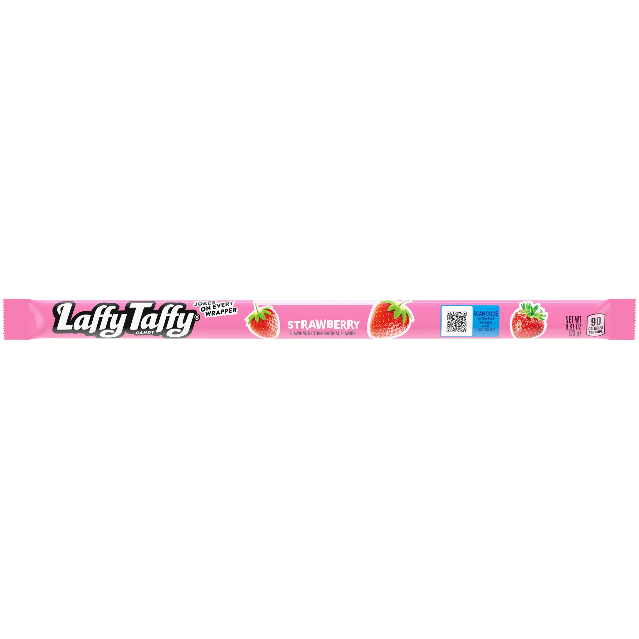 All City Candy Laffy Taffy Strawberry Rope .81-oz. 1 Piece Taffy Ferrara Candy Company For fresh candy and great service, visit www.allcitycandy.com