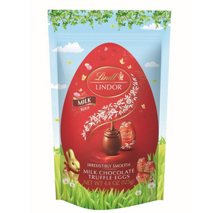 All City Candy Lindt Easter Milk Chocolate Truffle Eggs 4.4 oz. Pouch Lindt For fresh candy and great service, visit www.allcitycandy.com