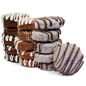 For fresh candy and great service, visit www.allcitycandy.com - Gourmet Chocolate Covered Oreo Cookies - 6-Piece Gift Box