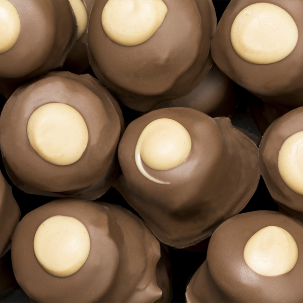Milk Chocolate Buckeyes (14oz Box - 16 buckeyes) — Buckeye