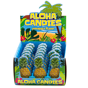 All City Candy Aloha Candies Pineapple Candy - .7-oz. Tin - Case of 18 For fresh candy and great service, visit www.allcitycandy.com