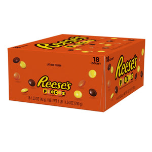 All City Candy Reese's Pieces Candy - 1.53-oz. Bag Case of 18 Hershey's For fresh candy and great service, visit www.allcitycandy.com