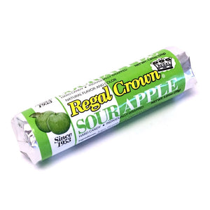 All City Candy Regal Crown Sour Apple 1.01 oz. Rolls 1 Roll Hard Candy Iconic Candy For fresh candy and great service, visit www.allcitycandy.com