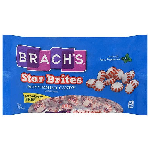 Brach's Sugar Free Star Brites Hard Peppermint Candy, 3.5 oz