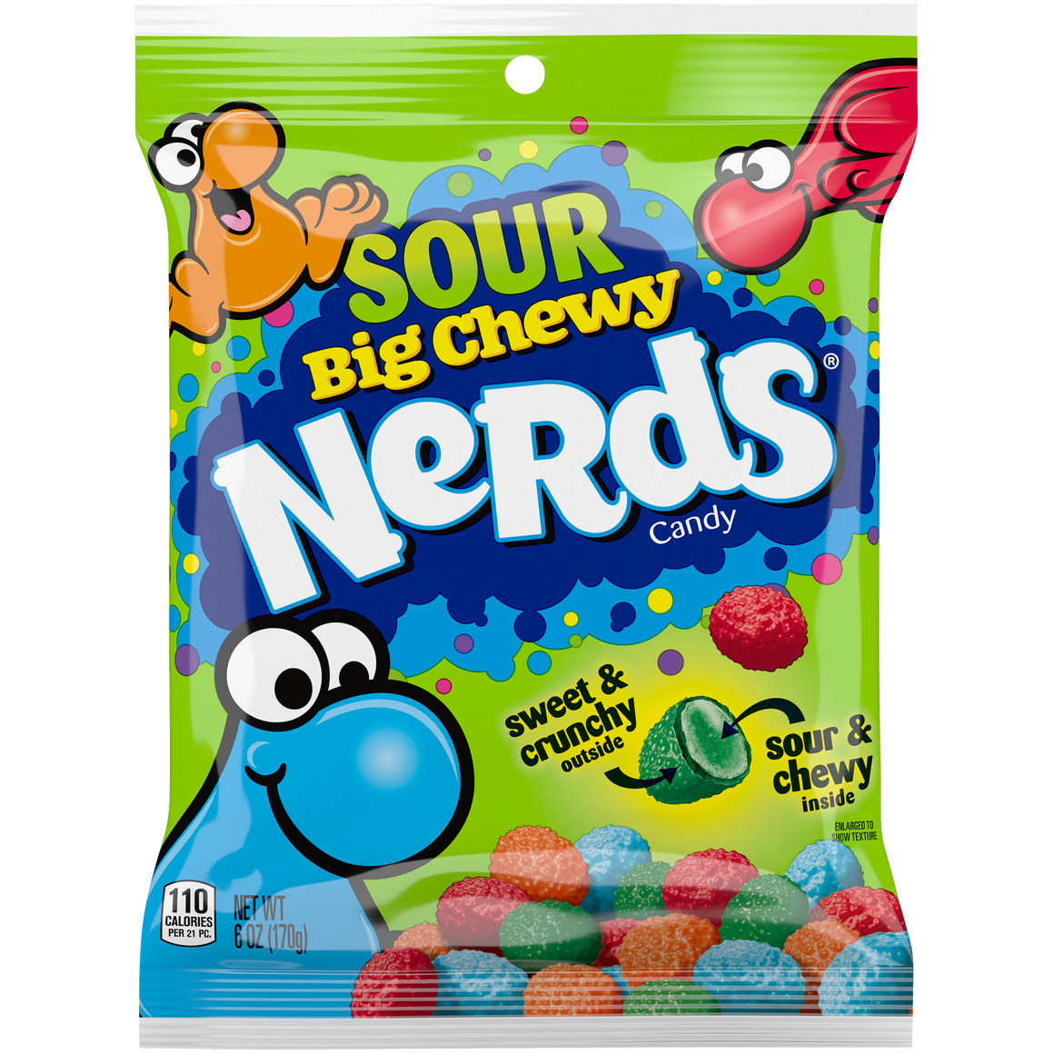All City Candy Sour Big Chewy Nerds Candy - 6-oz. Bag Chewy Ferrara Candy Company For fresh candy and great service, visit www.allcitycandy.com
