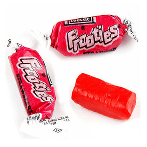 All City Candy Frooties Strawberry Chewy Candy - 2.42 LB Bulk Bag Bulk Wrapped Tootsie Roll Industries For fresh candy and great service, visit www.allcitycandy.com