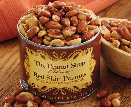 The Peanut Shop Redskin Peanuts - 10.5-oz. Can - All City Candy