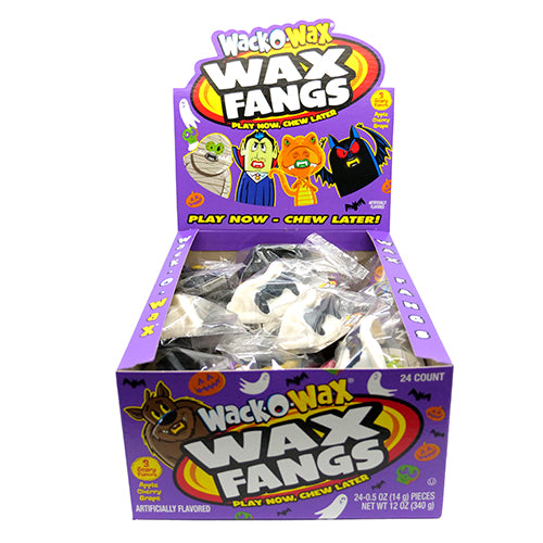 Wax Fangs .5oz Piece or 24 Count Box — b.a. Sweetie Candy Store
