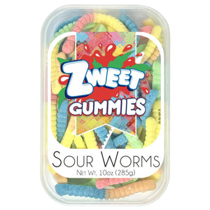All City Candy Zweet Gummy Animals 10 oz. Tub Sour Worms Gummi Galil Foods For fresh candy and great service, visit www.allcitycandy.com