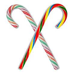 Christmas Candy Canes & Candy Sticks