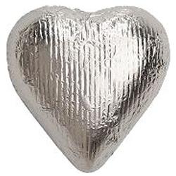 Foiled Solid Chocolate Hearts