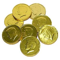 Gold Foiled Milk Chocolate Coins