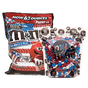 Red, White & Blue M&M's Chocolate Candies