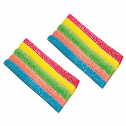 Rainbow Sour Candy Belts