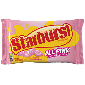All Pink Strawberry Starburst Fruit Chews