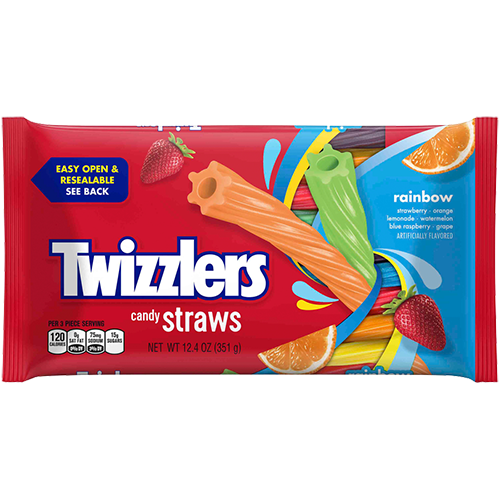 Twizzlers Rainbow Candy Straws Licorice Twists