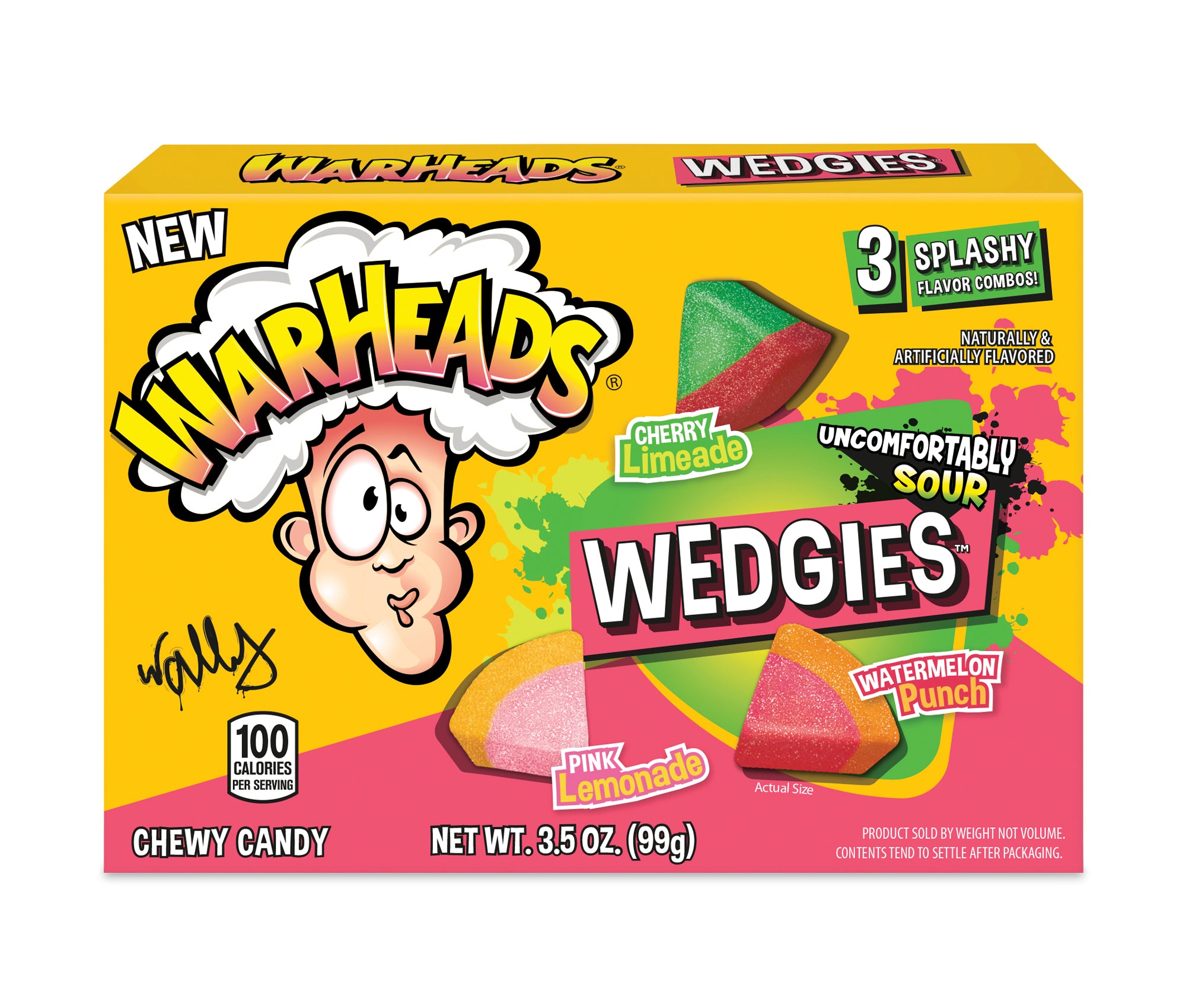 Warheads Wedgies Chewy Candy 3.5 oz. Theater Box - All City Candy