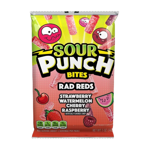 Sour Punch Rad Reds Bites 5 oz. Bag