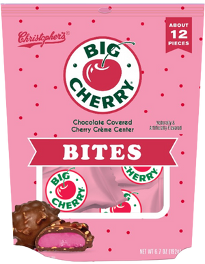 Christopher's Big Cherry Bites 12 count 6.7 oz. Bag