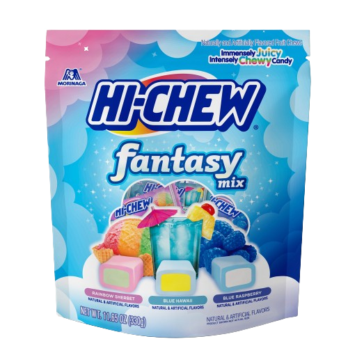 Hi-Chew Fantasy Mix (Rainbow Sherbet, Blue Hawaii, Blue Raspberry ...