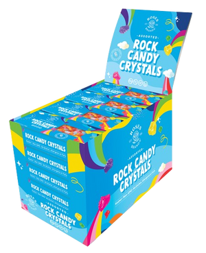 Roses Brand Assorted Rock Candy Crystals 2.5 oz. Box
