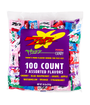 Zotz Assorted 100 Count Bag. For fresh candy and great service, visit www.allcitycandy.com