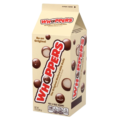Whoppers Original 12 oz. Carton. For fresh candy and great service, visit www.allcitycandy.com