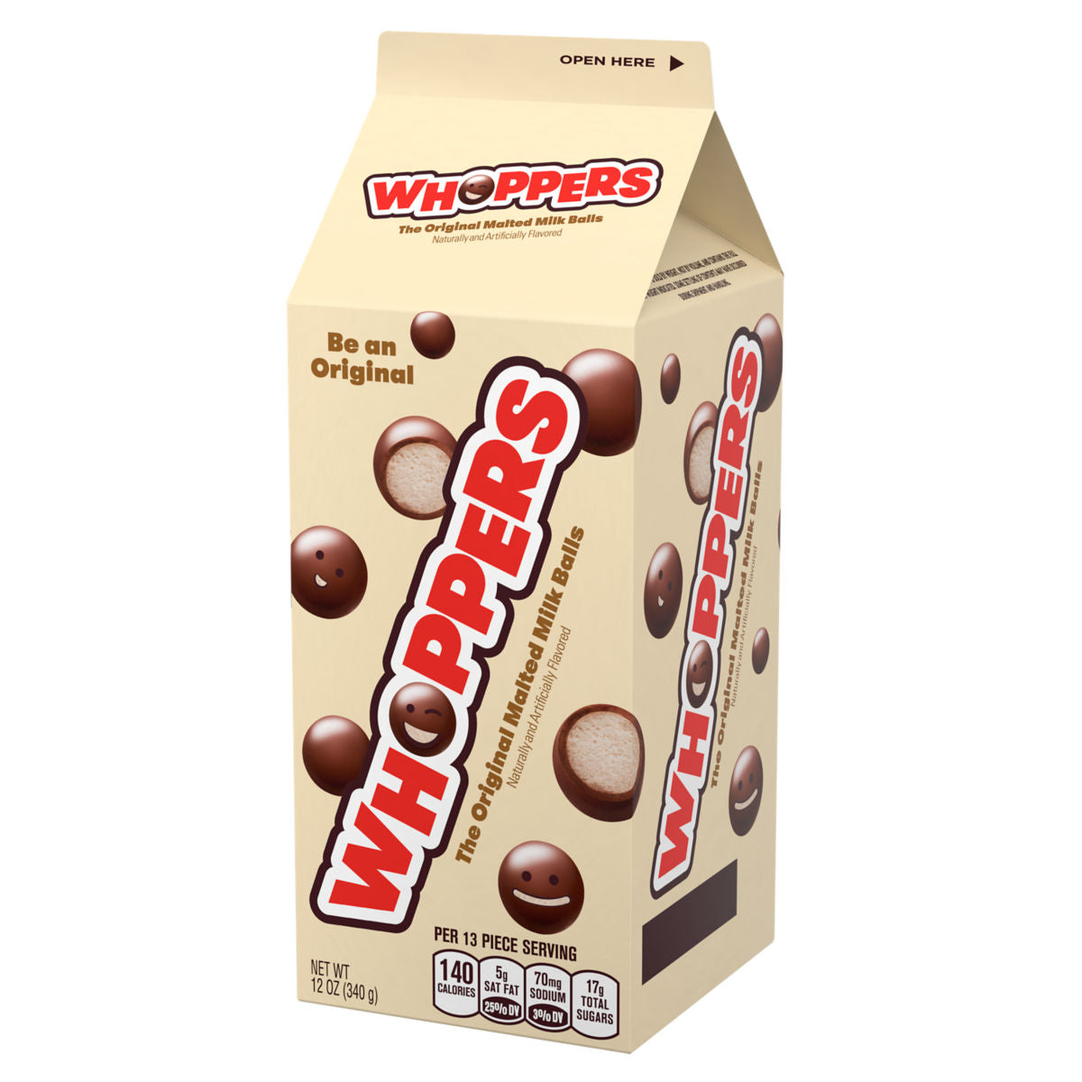 Whoppers Original 12 oz. Carton. For fresh candy and great service, visit www.allcitycandy.com