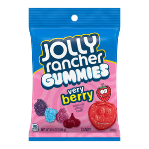 Jolly Rancher Gummies Very Berry 6.5 oz. Bag. For fresh candy and great service, visit www.allcitycandy.com