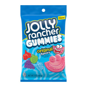 Jolly Rancher Gummies Original Flavors 7 oz. Bag. For fresh candy and great service, visit www.allcitycandy.com