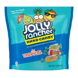 Jolly Rancher Tropical Hard Candy 13 oz. Bag. For fresh candy and great service, visit www.allcitycandy.com