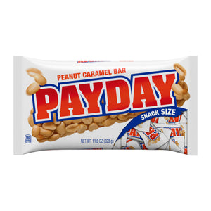 All City Candy PayDay Peanut Caramel Snack Size Candy Bars - 11.6-oz. Bag Candy Bars Hershey's For fresh candy and great service, visit www.allcitycandy.com