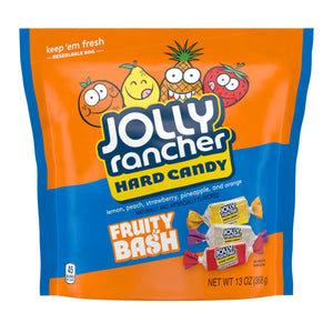 Jolly Rancher Fruity Bash Hard Candy 13 oz. Bag. For fresh candy and great service, visit www.allcitycandy.com