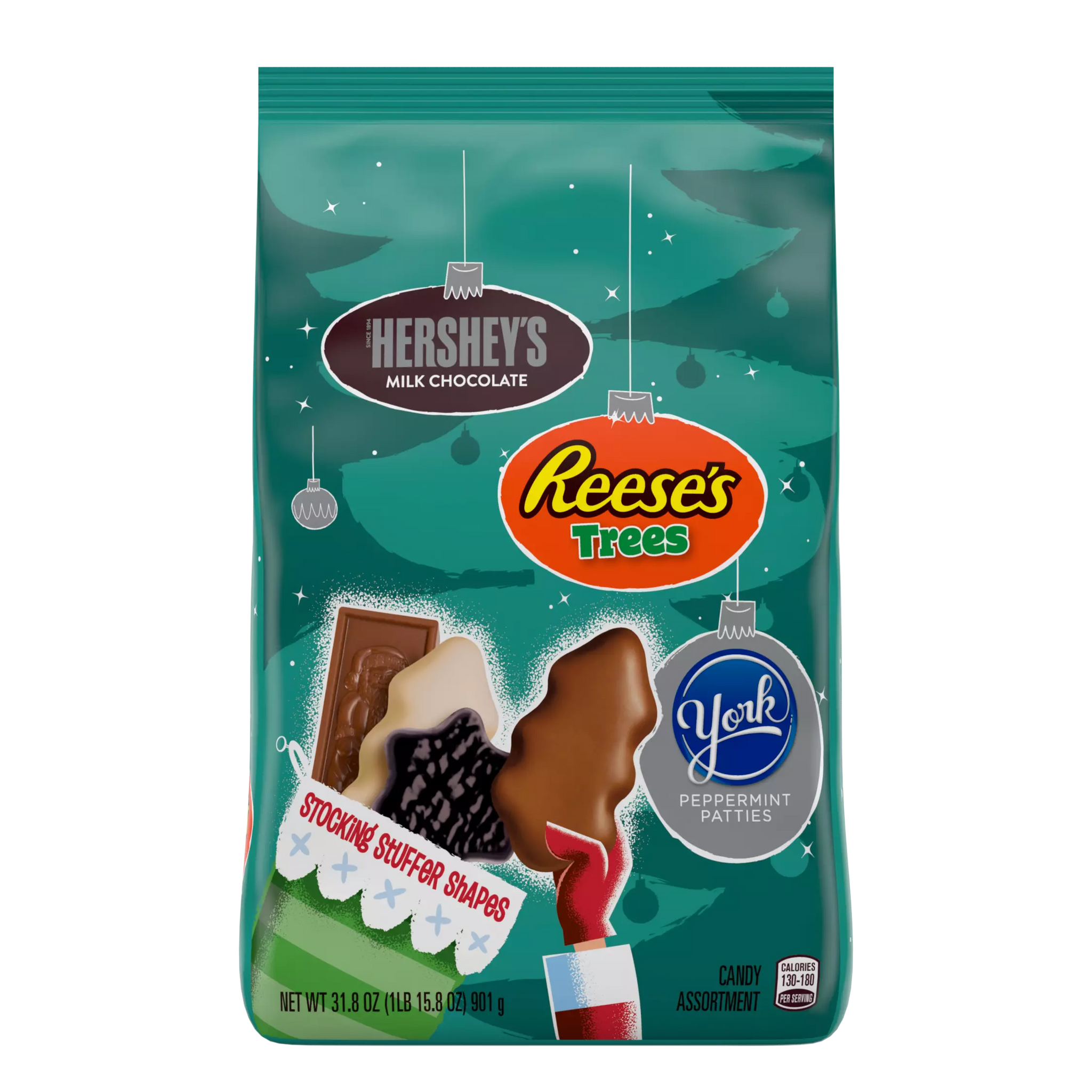 M&M's Milk Chocolate Christmas Santa Shape with Mini Chocolate M&M's 100g, Seasonal Chocolate & Sweets