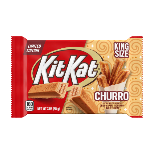All City Candy Kit Kat Limited Edition Churro King Size 3 oz. Bar-For fresh candy and great service, visit www.allcitycandy.com
