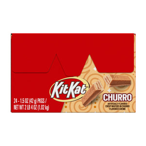 All City Candy Kit Kat Limited Edition Churro 1.5 oz. Bar -Case of 24 For fresh candy and great service, visit www.allcitycandy.com