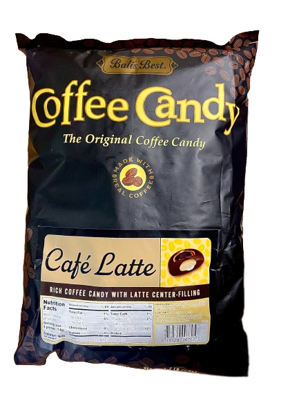 Bali's Best Cafe' Latte Coffee Candy 2.2 lb. Bulk Bag - For fresh candy and great service, visit www.allcitycandy.com