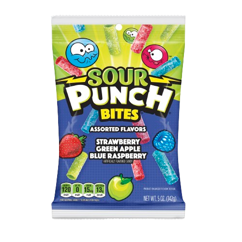 Sour Punch Bites Assorted Flavors 5 oz. Bag
