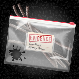 Sour Punch Fruity Mystery Straws 4.5 oz. Tray - Visit www.allcitycandy.com for great candy and delicious treats!