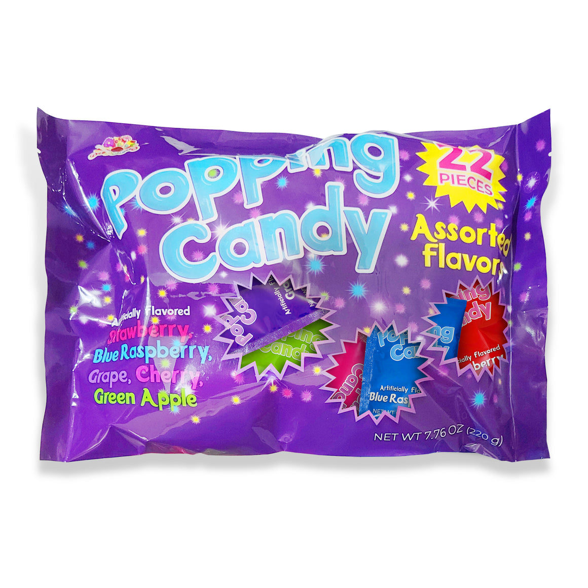 All City Candy Albert's Popping Candy Assorted Flavor 22 Count 7.76 oz. Bag- For fresh candy and great service, visit www.allcitycandy.com