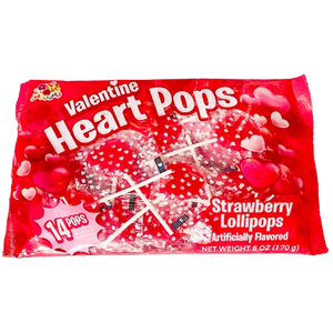 Albert's Valentine Heart Pops 14 Count 6 oz. Bag