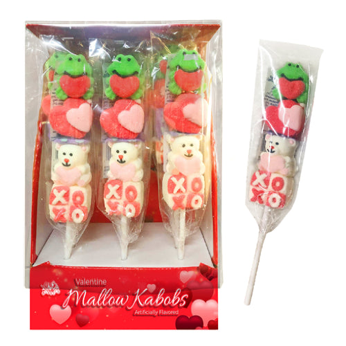 Albert's Valentines Marshmallow Kabob 1.6 oz. Piece visit www.allcitycandy.com for sweet and delicious candy treats