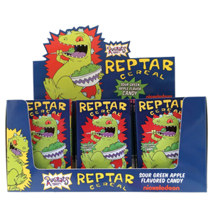 Rugrats Reptar Cereal 1.2 oz. Tin  - For fresh candy and great service, visit www.allcitycandy.com