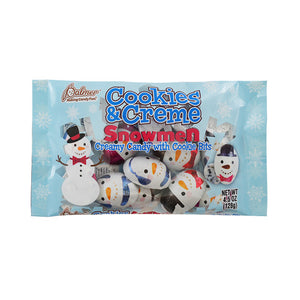 Palmer Cookies and Creme Foil Wrapped Snowman 4.5 oz. Bag