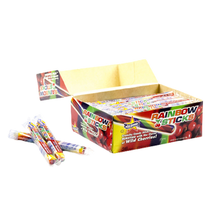 Atkinson's Rainbow Sticks - Case of 36  - For fresh candy and great service, visit www.allcitycandy.com