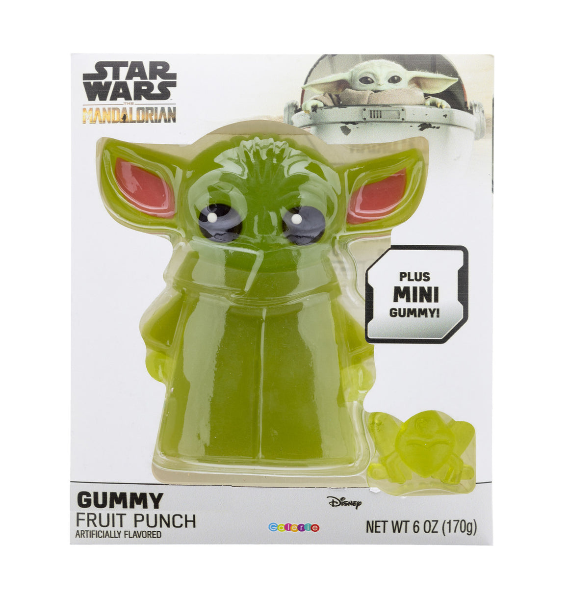 All City Candy Star Wars the Mandalorian "Grogu" Jumbo Gummy 6 oz For fresh candy and great service, visit www.allcitycandy.com