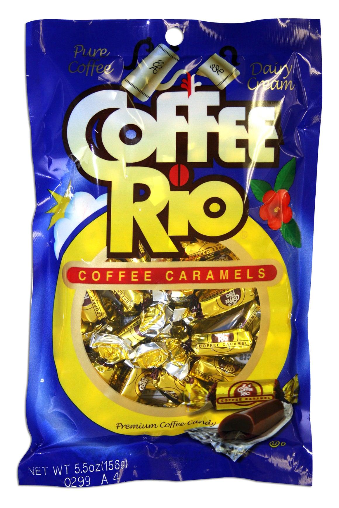 Coffee Rio Coffee Caramels 5.5 oz. Bag. For fresh candy and great service, visit www.allcitycandy.com